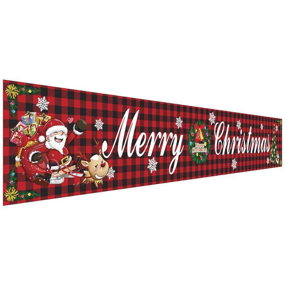 Christmas decorations Christmas couplets curtains