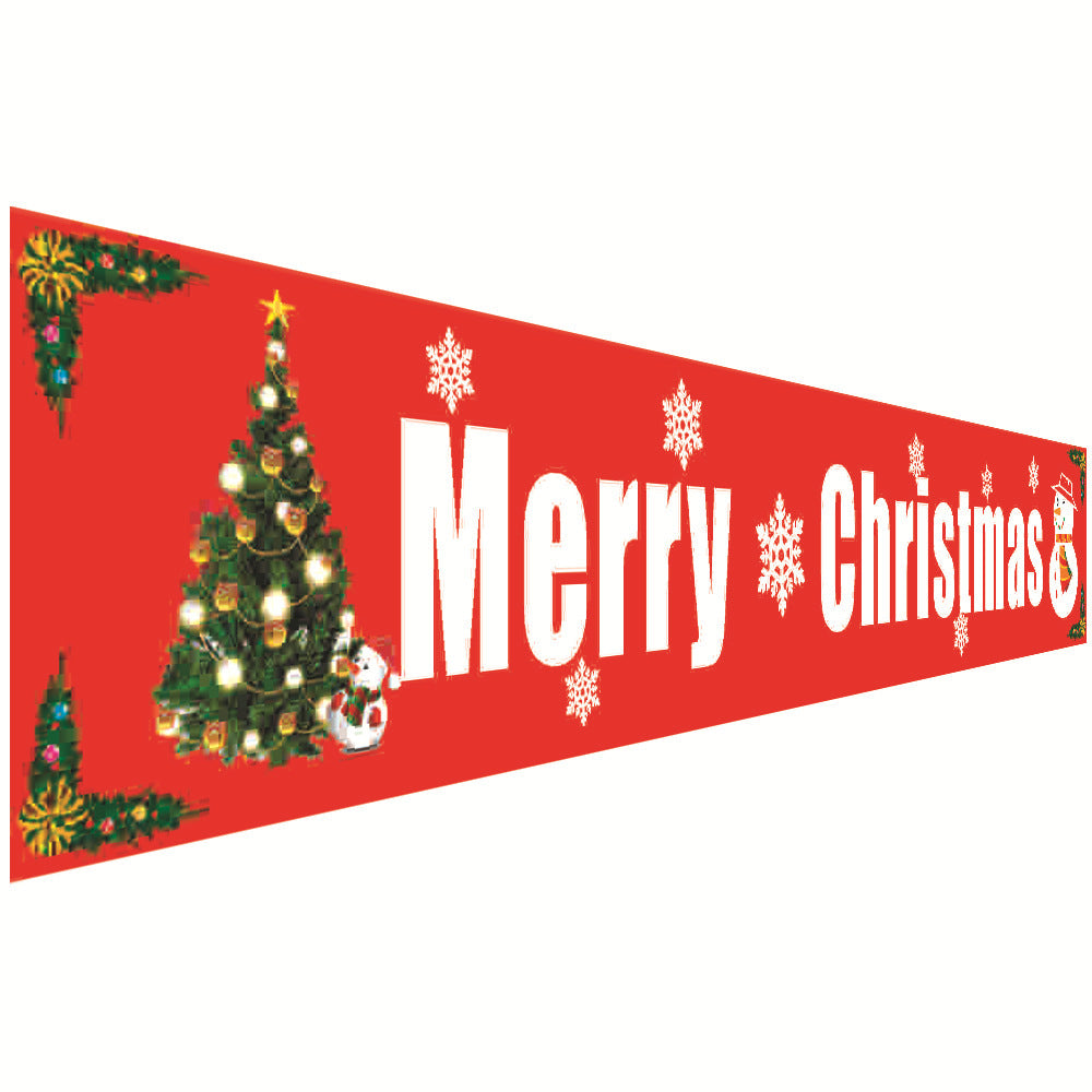 Christmas decorations Christmas couplets curtains