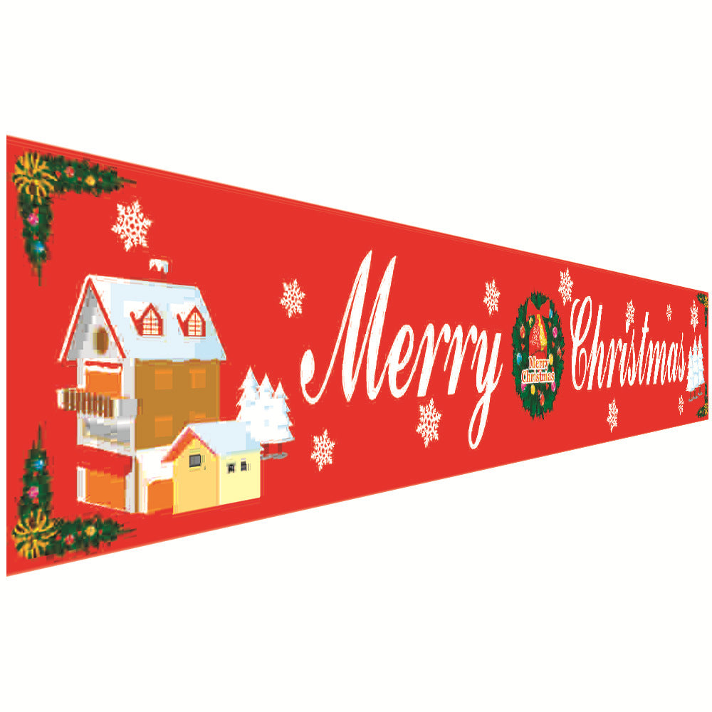 Christmas decorations Christmas couplets curtains