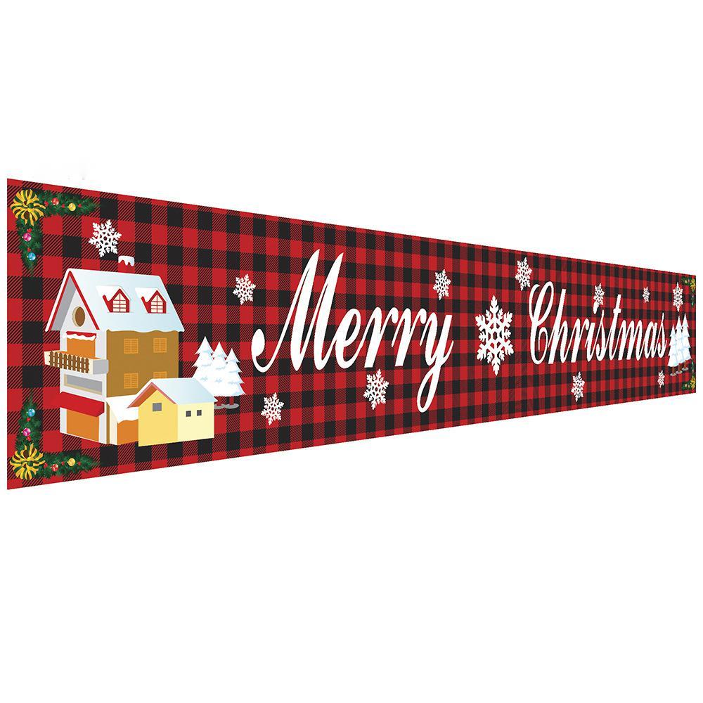 Christmas decorations Christmas couplets curtains