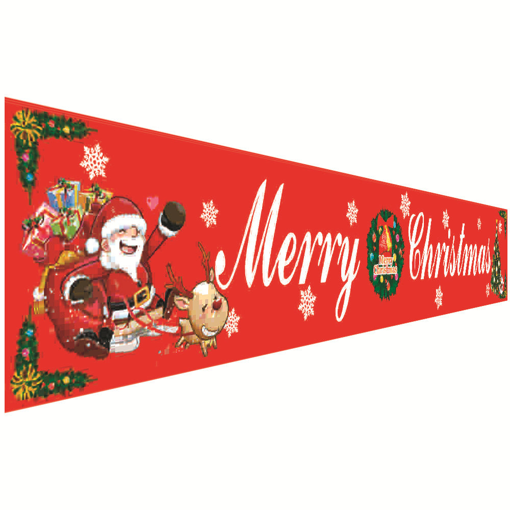 Christmas decorations Christmas couplets curtains