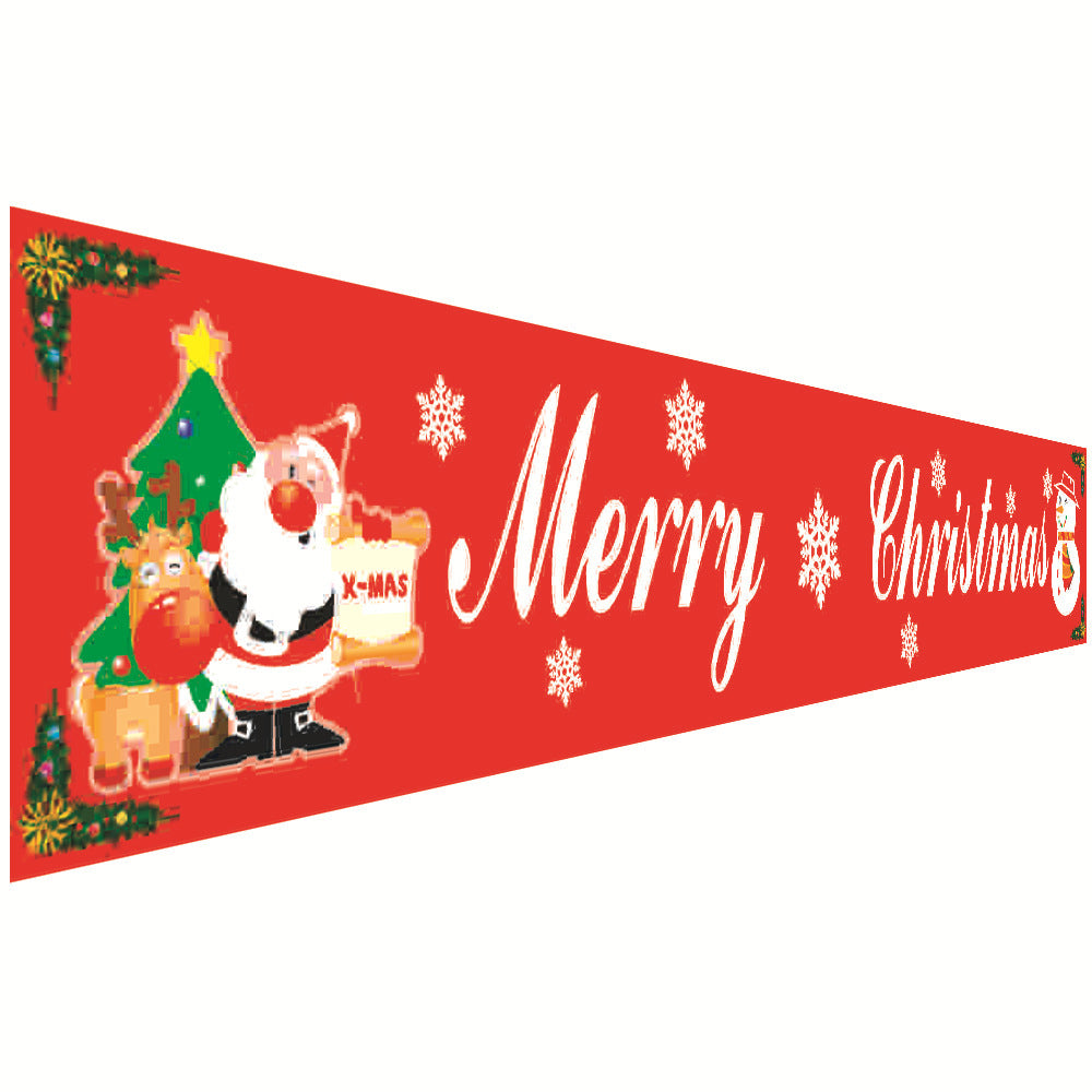 Christmas decorations Christmas couplets curtains