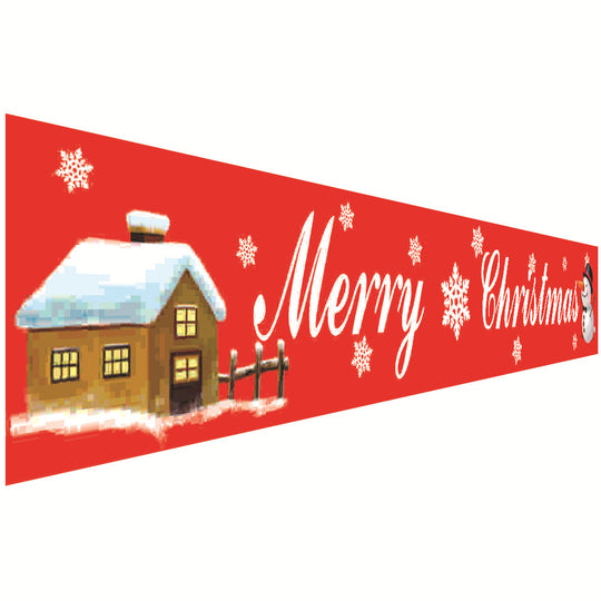 Christmas decorations Christmas couplets curtains