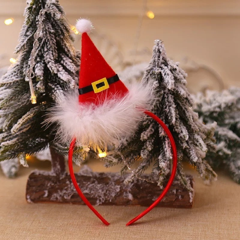 Christmas Decoration Supplies Antlers Bell Head Buckle