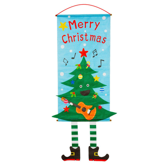 Christmas decorations Christmas couplets curtains