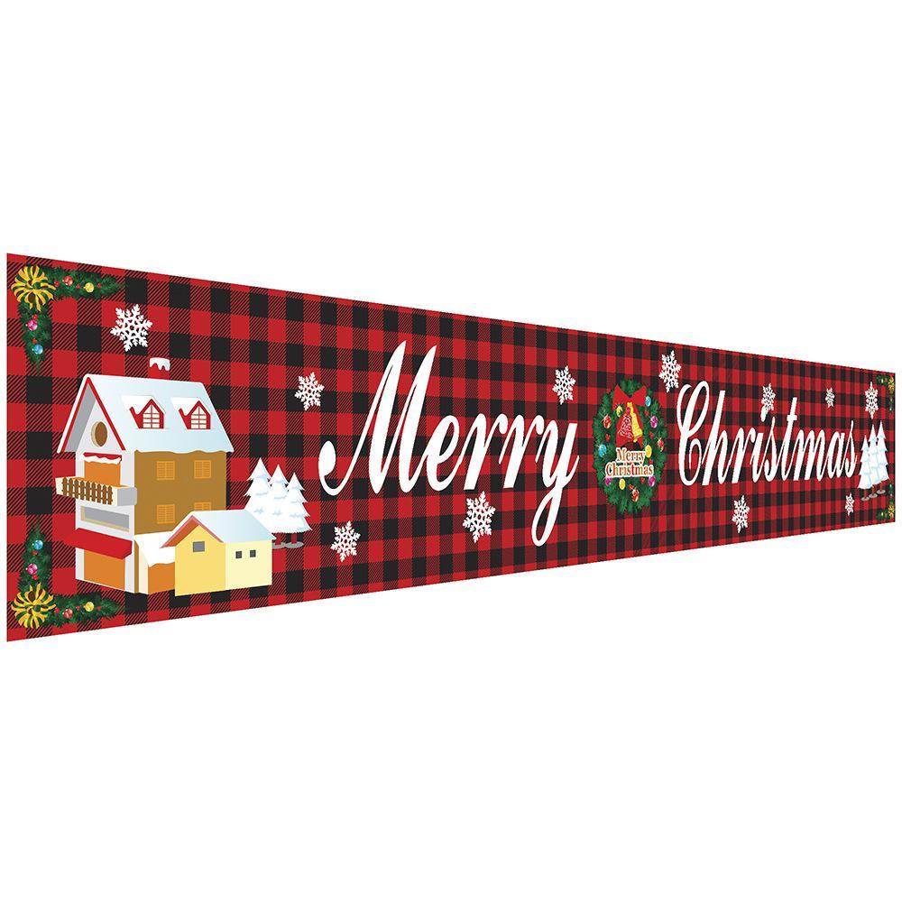 Christmas decorations Christmas couplets curtains