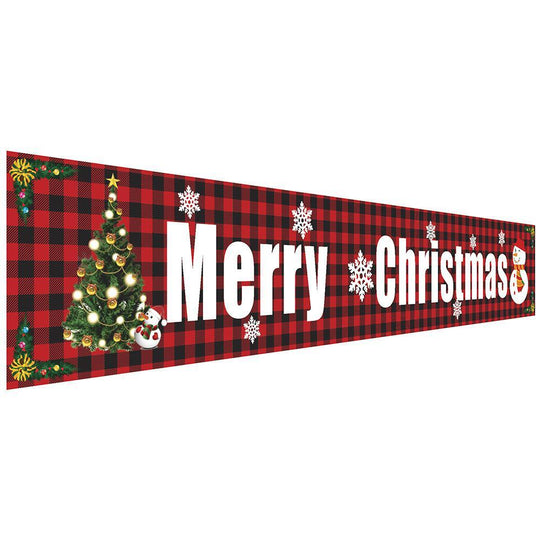 Christmas decorations Christmas couplets curtains