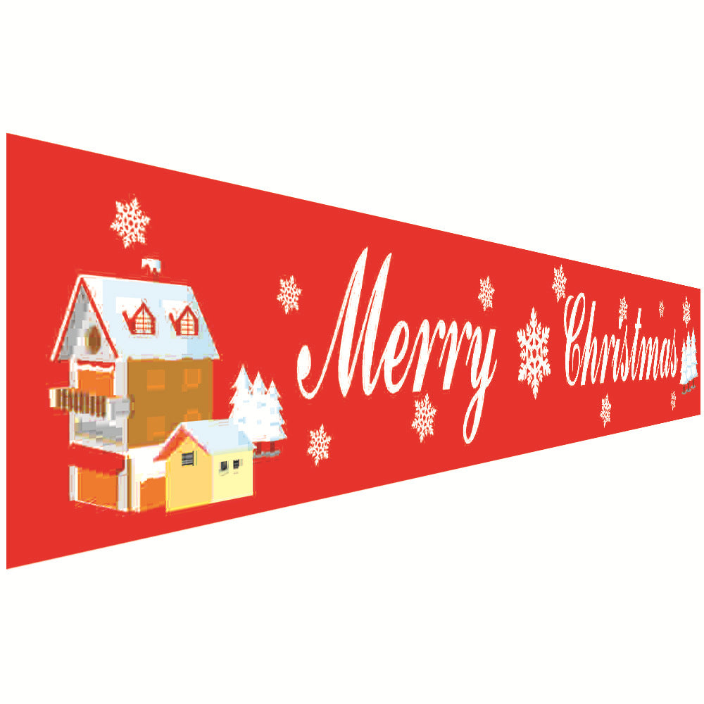 Christmas decorations Christmas couplets curtains