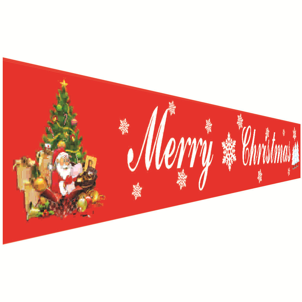 Christmas decorations Christmas couplets curtains