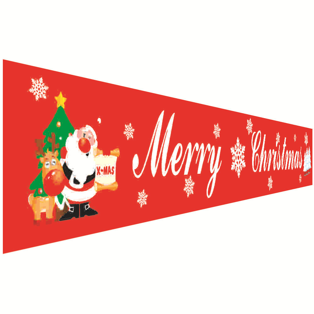 Christmas decorations Christmas couplets curtains