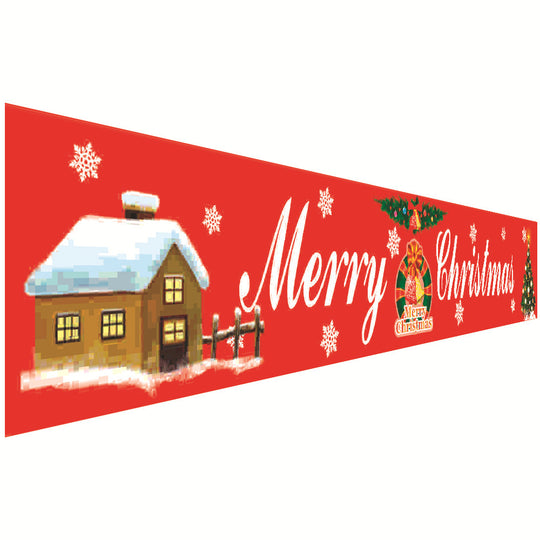 Christmas decorations Christmas couplets curtains