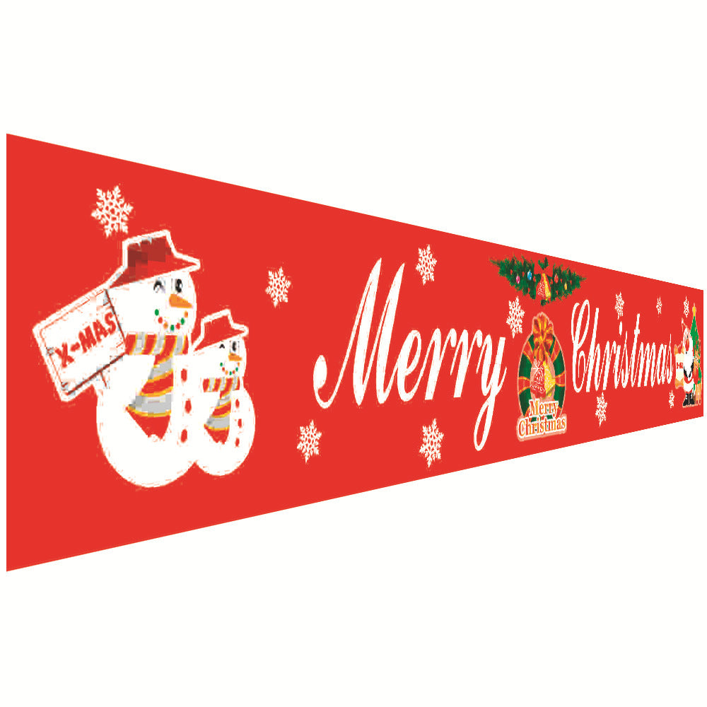 Christmas decorations Christmas couplets curtains