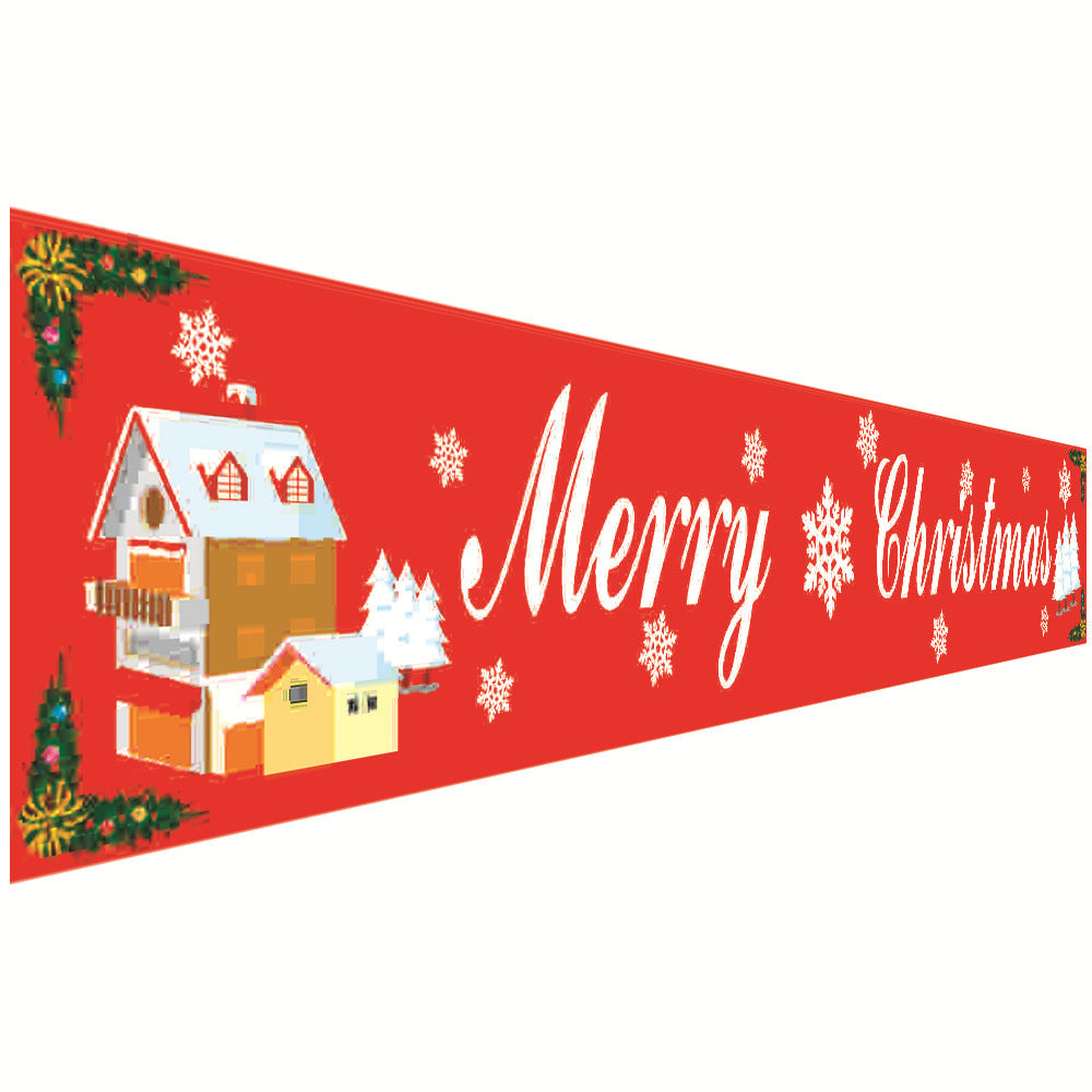 Christmas decorations Christmas couplets curtains