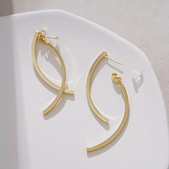 Fashion Stainless Steel Cross Earrings For Women