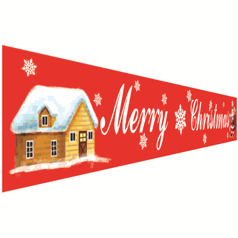 Christmas decorations Christmas couplets curtains